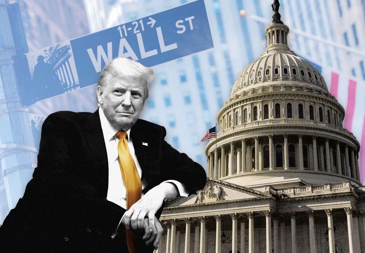 Donald Trump with the Stock Exchange and Cryptocurrencies