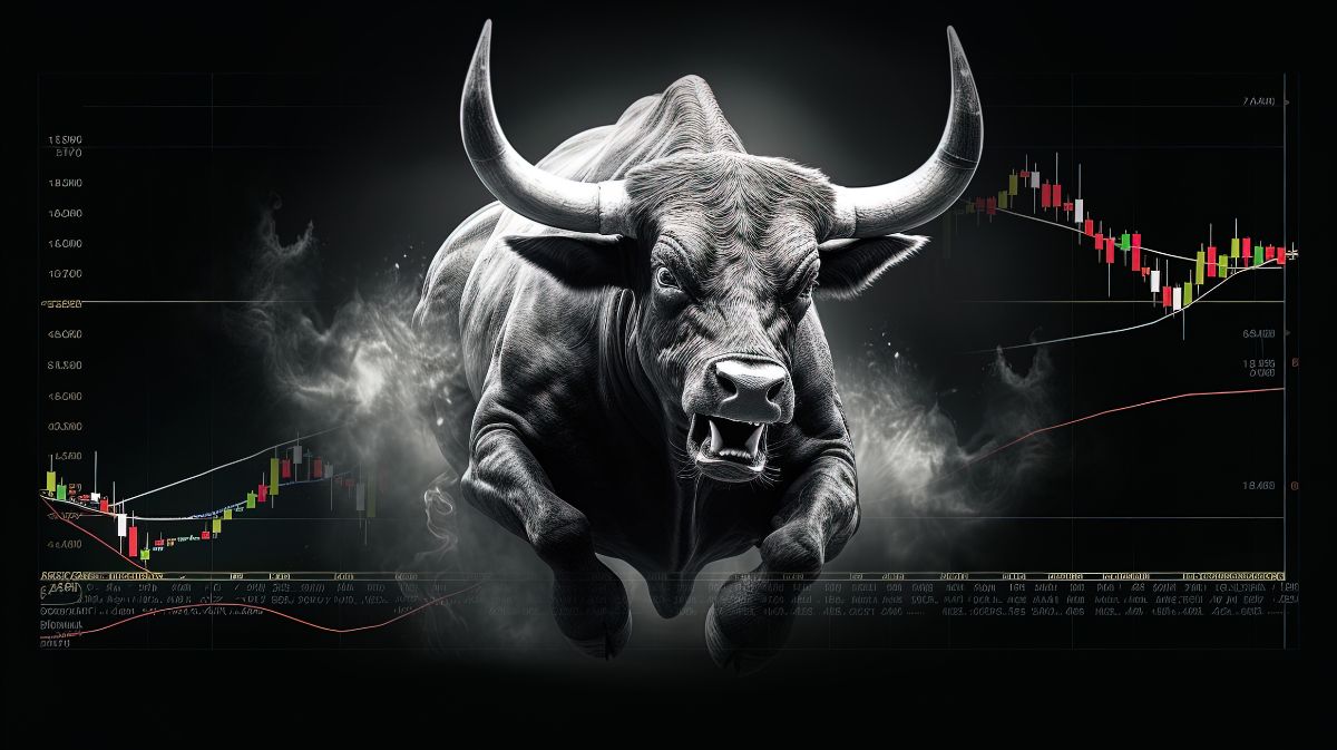 Stock bull enters trading platform