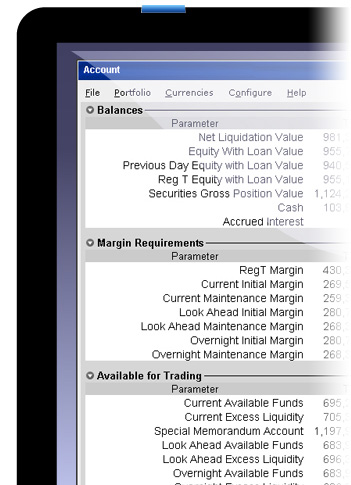 margin real time monitoring